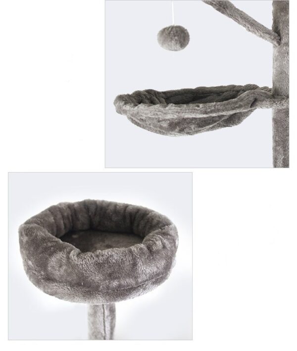 Multi- Level Cat Condo Cat Tree Towel with Platform  - JHMPJMA02 - Image 9
