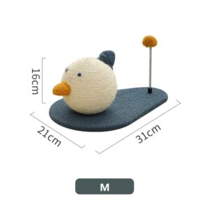 Duck Cat Scratcher with Spring Ball - JHMPJMF05