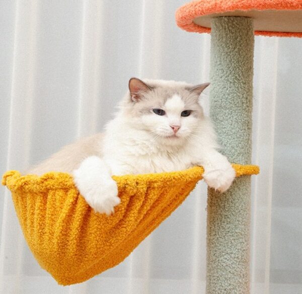 Cat Condo Cat Tree Towel with Platform & Hammock - JHMPJMF09 - Image 3