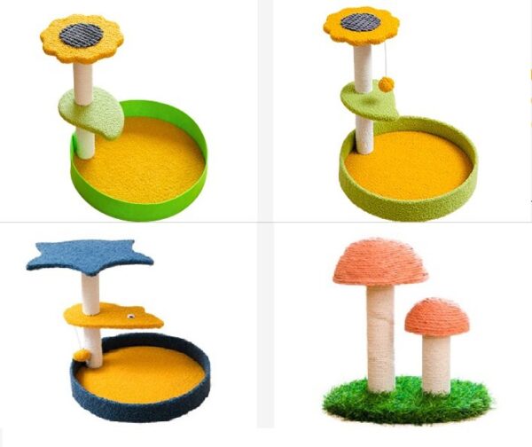 Cat Scratching Post with Top Perch and Ball - JHMPJMP02 - Image 8