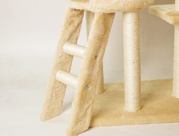 Multi- Level Cat Condo Cat Tree Towel with Platform & Hammock - JHMPJMT05 - Image 10