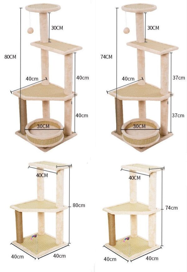 Multi- Level Cat Tree Towel - JHMPJMT25 - Image 5