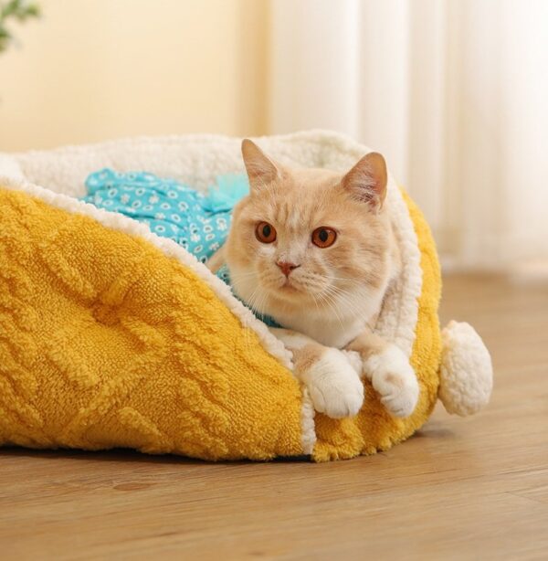 Floral Woven Round Pet Sofa Bed - JHMW020 - Image 2
