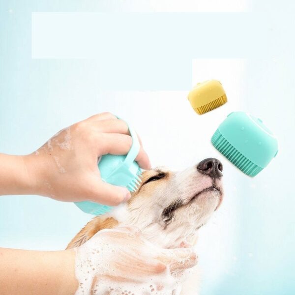 Pet Grooming Bath Massage Brush - JHQM015 - Image 3