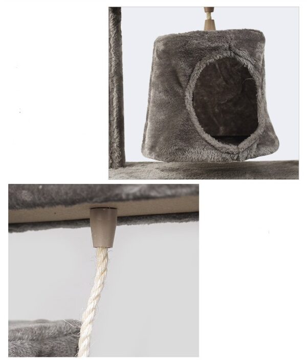 Multi- Level Cat Condo Cat Tree Towel with Platform  - JHMPJMA02 - Image 10