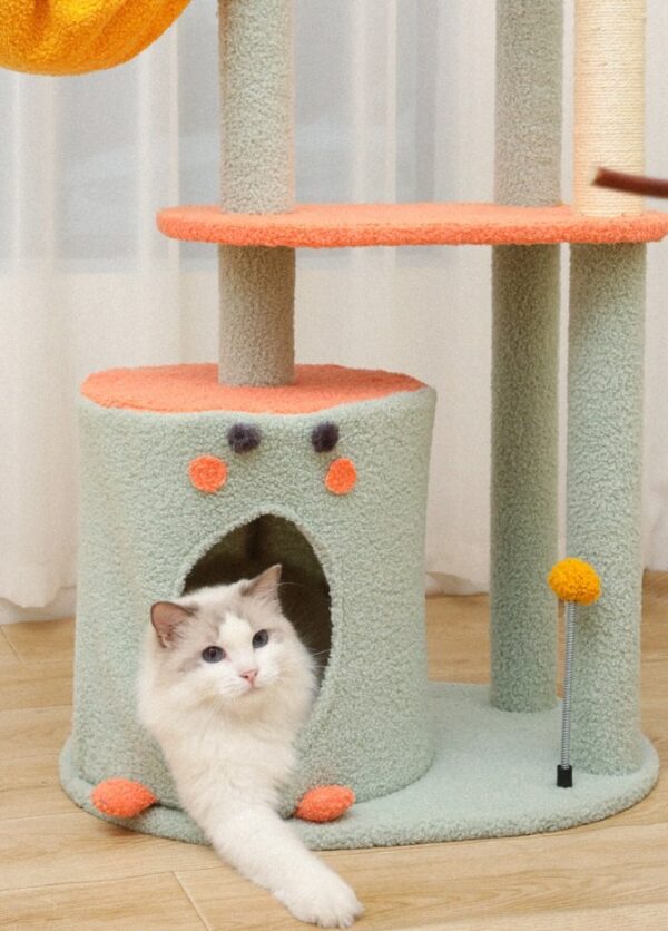 Cat Condo Cat Tree Towel with Platform - JHMPJMF07 - Image 2