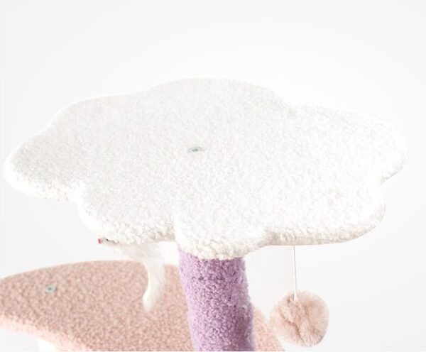 Cat Scratching Post with Top Perch and Play Tunnel - JHMPJMH19 - Image 10