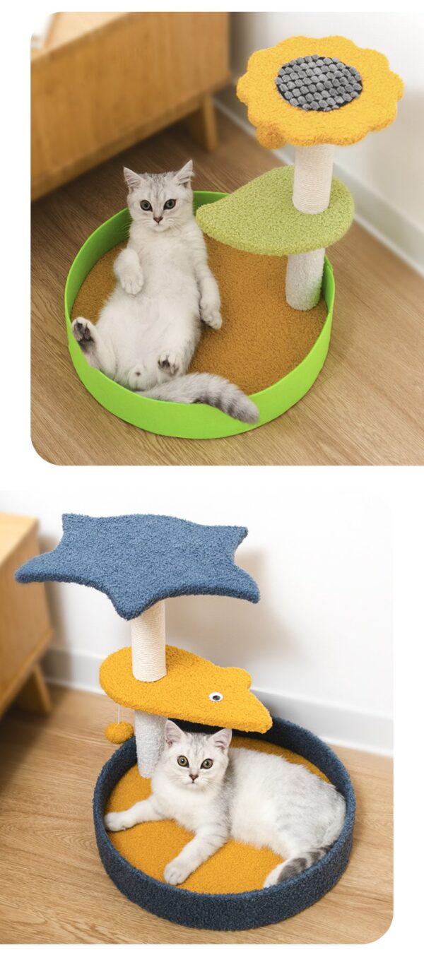 Cat Scratching Post with Top Perch and Ball - JHMPJMP02 - Image 7