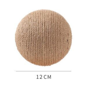 Natural Sisal Cat Scratching Cadrboard Ball Toy - JHMZB005