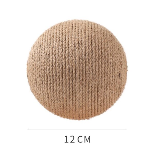 Natural Sisal Cat Scratching Cadrboard Ball Toy - JHMZB005