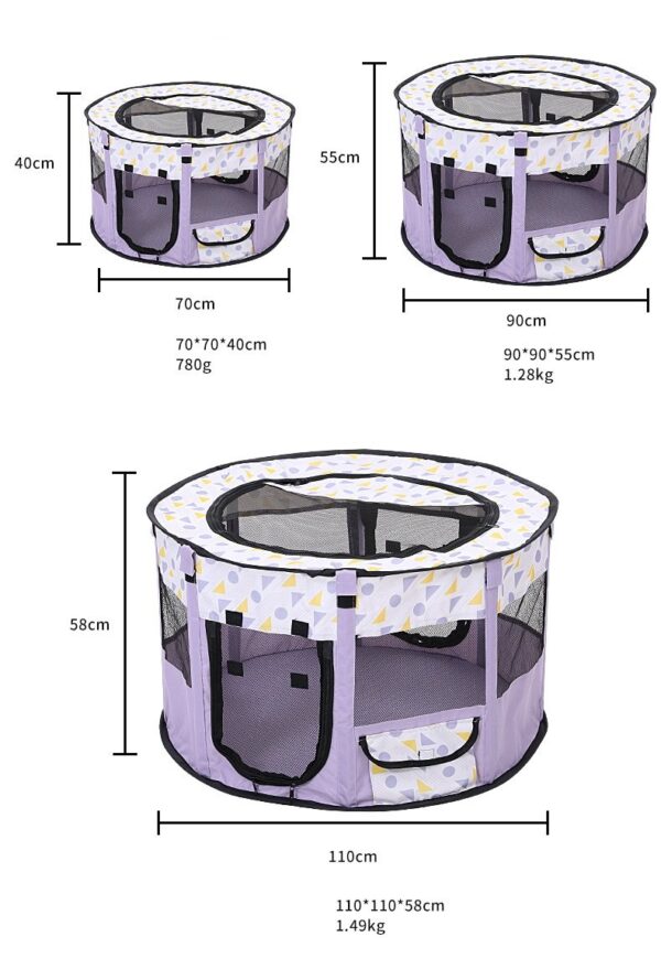 Foldable Dog Playpen - JHMW045 - Image 5