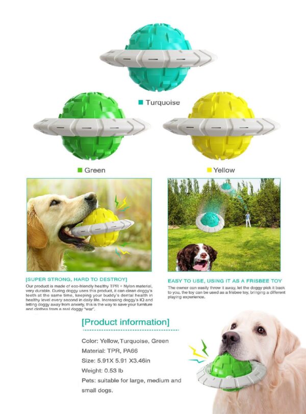 Woof-Woof Ball Chew Squeeky Dog Toy - JHGWJ013 - Image 2