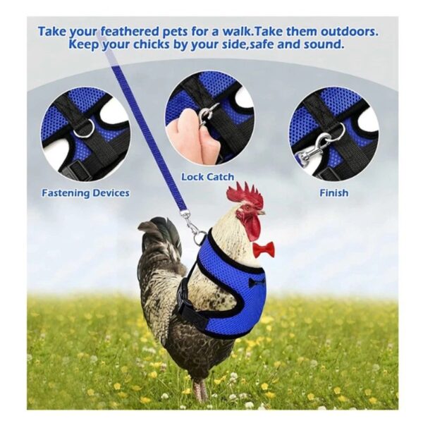 Adjustable Easter Chicken Harness with Matching Belt - JHXDW022