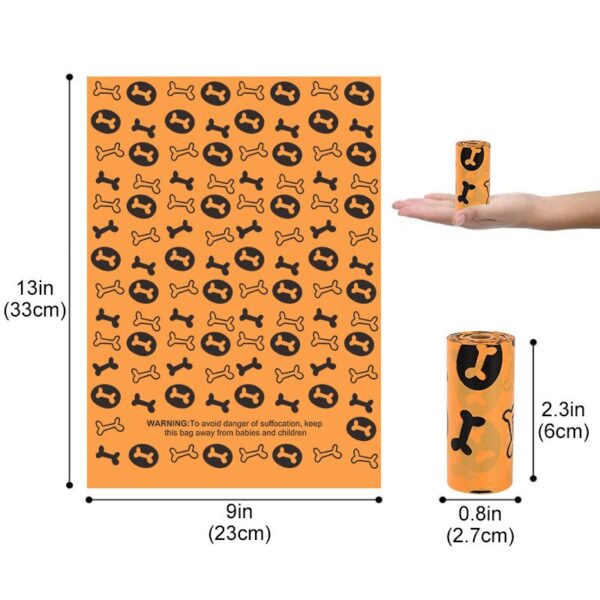 Biodegradable Dog Waste Poop Bags with Dispenser - JHWS002 - Image 3