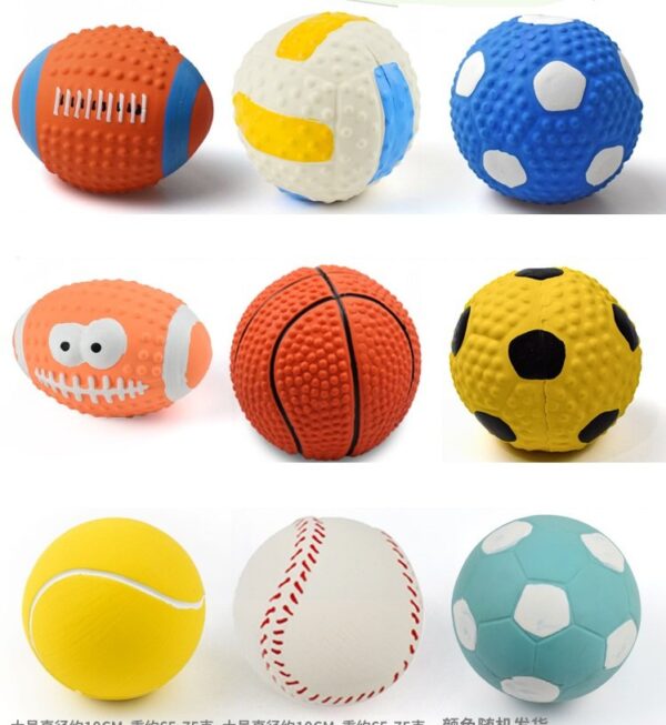 Ball Squeaky Chew Dog Toy - JHGWJ028