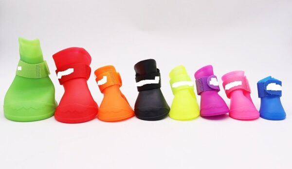 Dog Rubber Rain Shoes Boots - JHXZ003 - Image 4