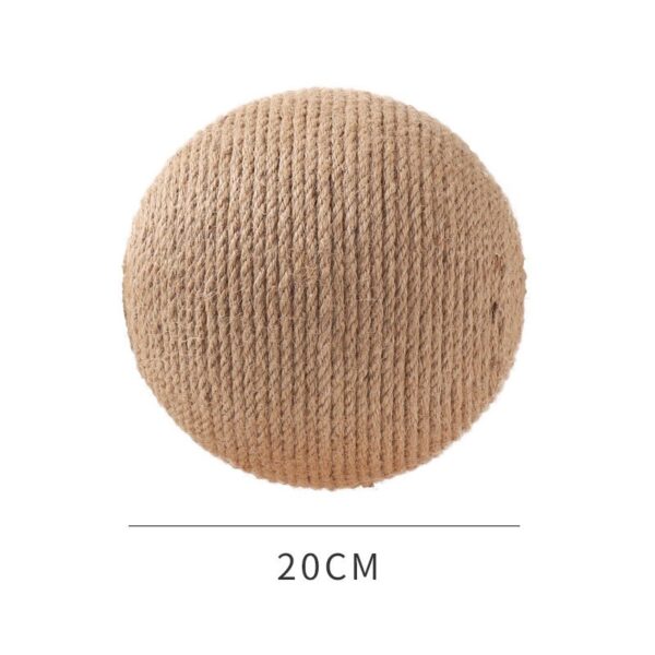 Natural Sisal Cat Scratching Cadrboard Ball Toy - JHMZB006 - Image 3