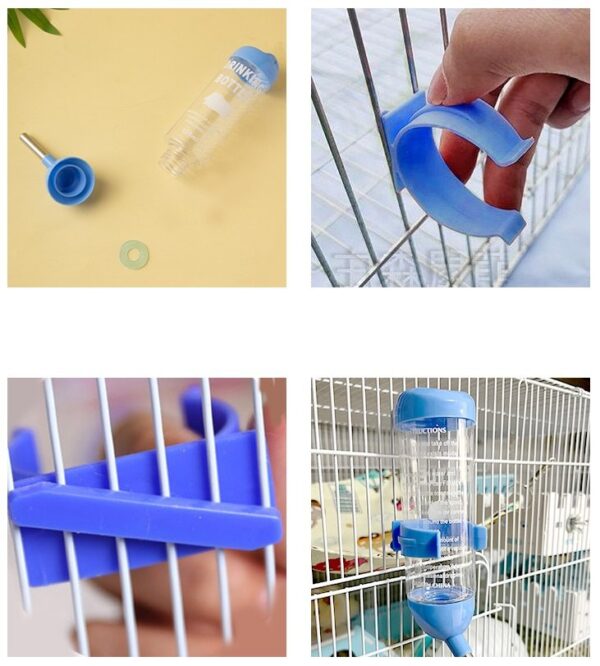 Automatic Cage Leak Drinking Water Bottle - JHXDW013 - Image 5