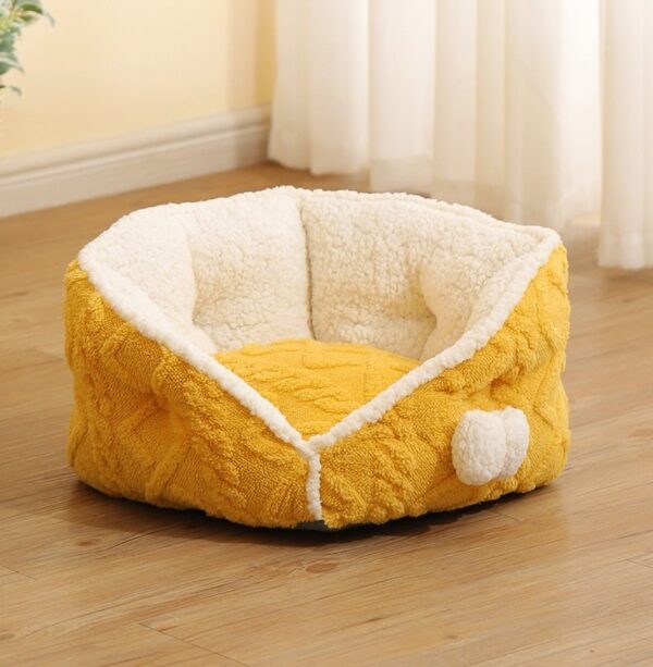Floral Woven Round Pet Sofa Bed - JHMW020