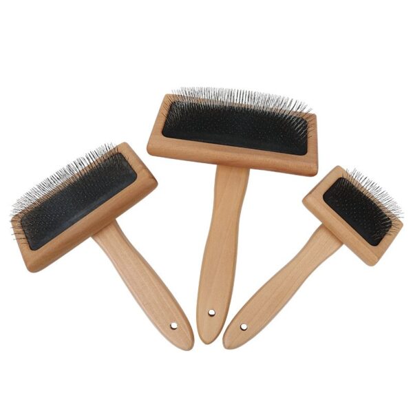 Extra Long Pin Flat Slicker Dog Grooming Brush - JHQM012