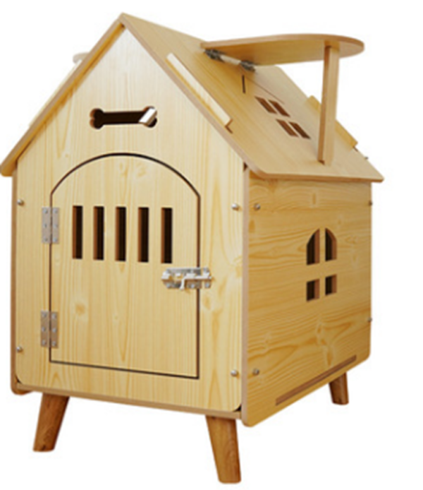Wooden Cat House Lounger - JHMF181