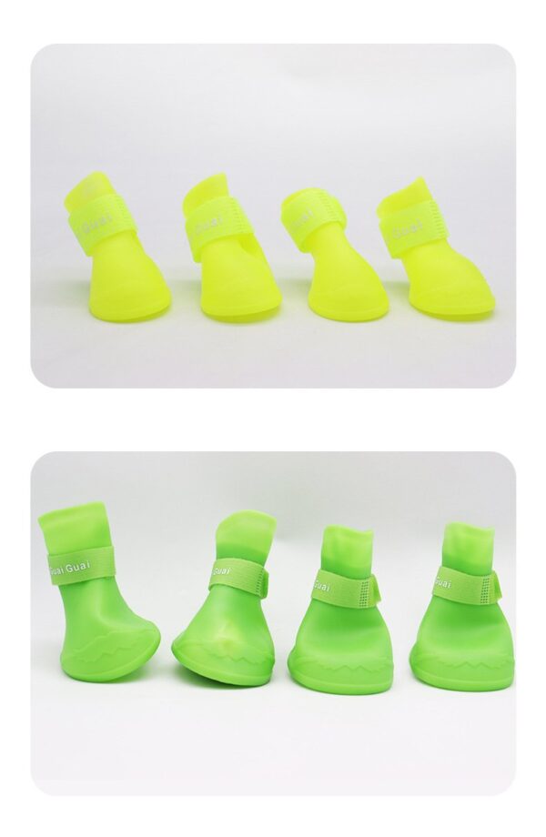 Dog Rubber Rain Shoes Boots - JHXZ003 - Image 8