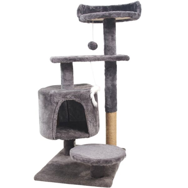 Multi- Level Cat Condo Cat Tree Towel with Platform - JHMPJMD-03 - Image 2
