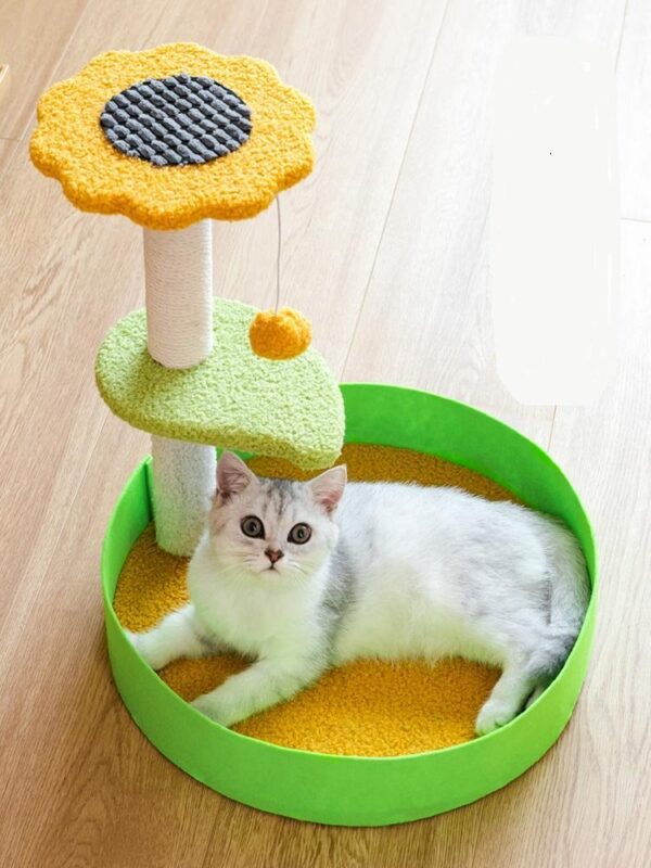 Cat Scratching Post with Top Perch and Ball - JHMPJMP02 - Image 2