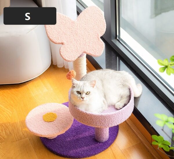 Butterfly Cat Scratching Post with Top Perch - JHMPJMR04