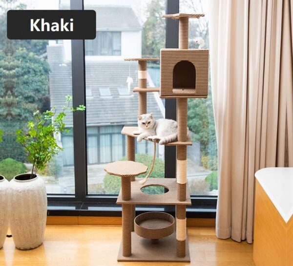 Multi- Level Cat Condo Cat Tree Towel with Platform  - JHMPJMT01
