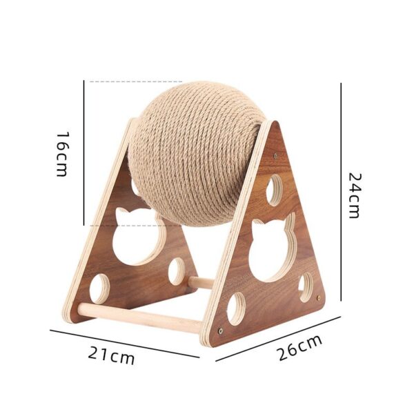 Natural Sisal Cat Scratching Ball Toy - JHMZB001 - Image 5
