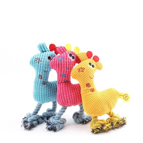Plush Durable Chew Squeaky Dog Toy - JHGWJ031 - Image 2