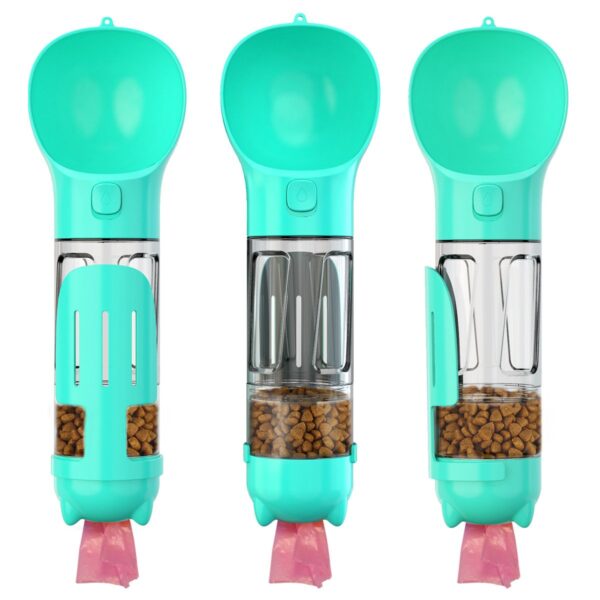 4 in 1 Portable Pet Water Bottle with Poop Bag- JHSB006 - Image 6