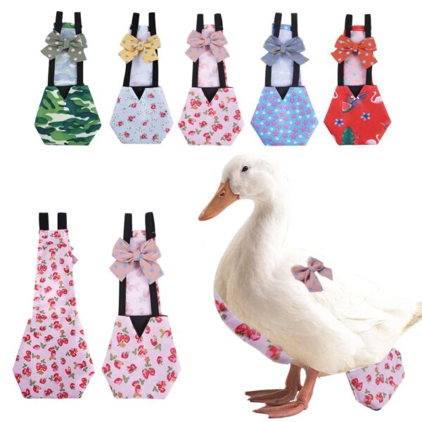 Chicken Geese Ducks Diapers with Bow Ties - JHXDW019 - Image 3