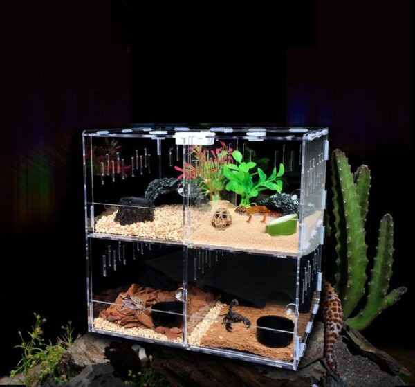 Acrylic Reptile Breeding Sliding Box - JHPC007 - Image 5