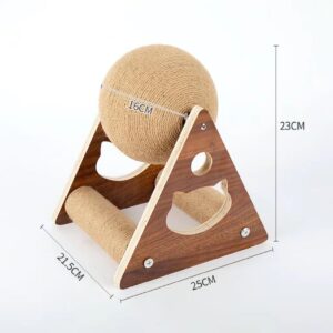 Natural Sisal Cat Scratching Ball Toy - JHMZB013