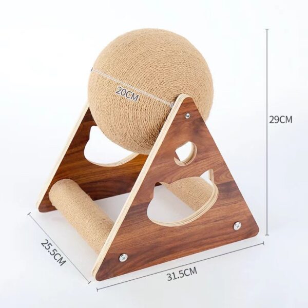 Natural Sisal Cat Scratching Ball Toy - JHMZB013 - Image 2