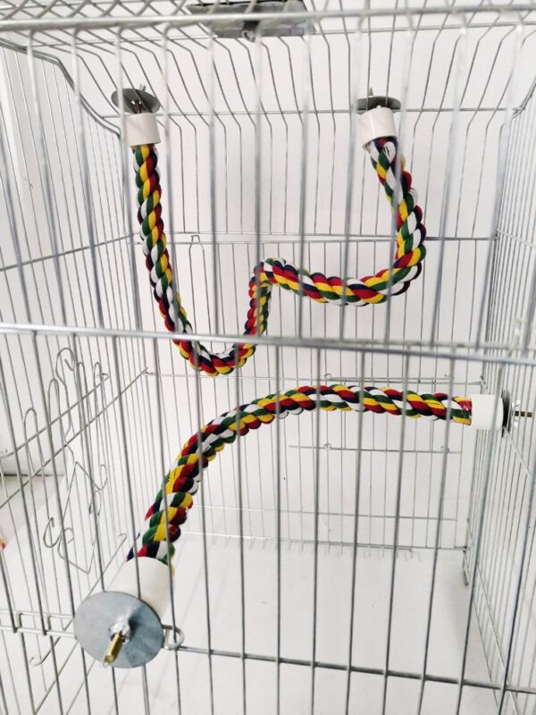 Bird Colorful Spiral Rope Perch - JHN009 - Image 4
