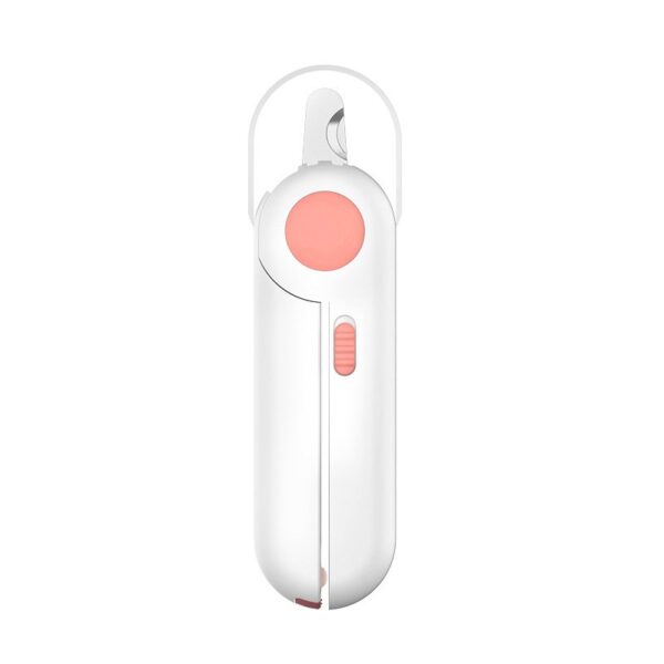 Cat Dog Pet Nail Clippers Trimmer with LED Light Hidden Nail File - JHMR016 - Image 3