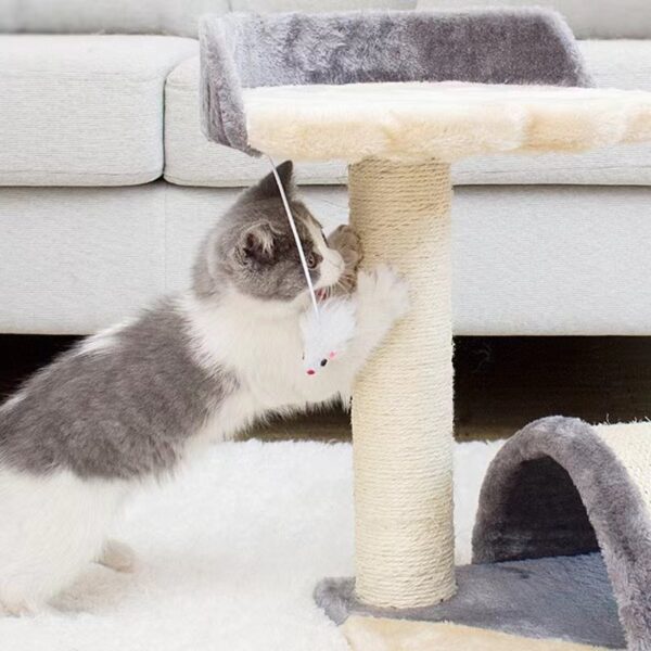 Cat Scratching Post with Top Perch  - JHMPJMX05 - Image 3