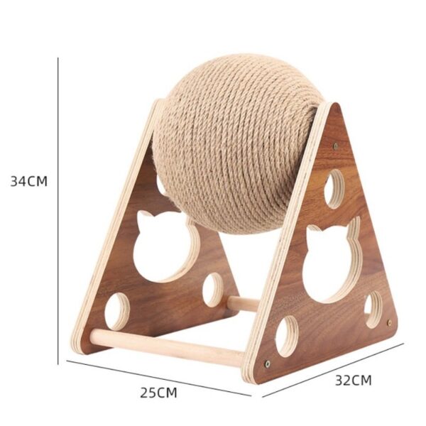 Natural Sisal Cat Scratching Ball Toy - JHMZB001 - Image 6