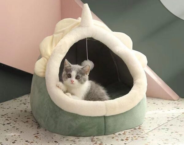 Semi-Enclosed Cat Cave Bed - JHMW004 - Image 3