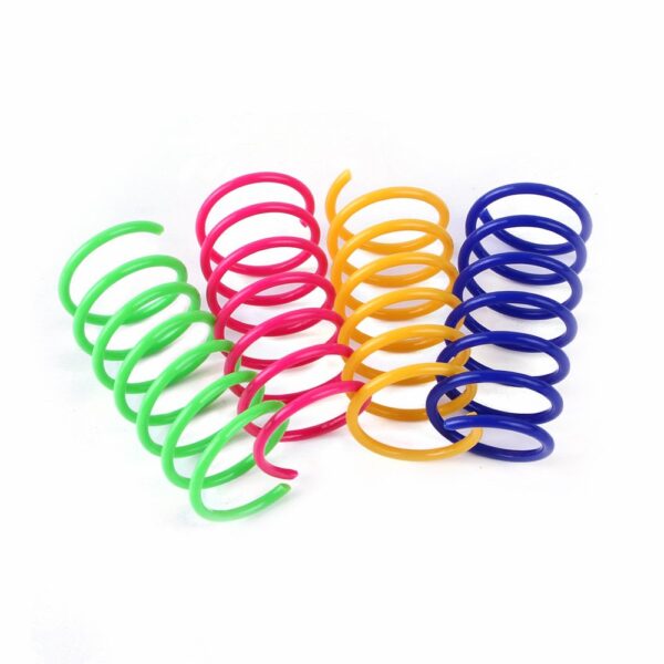 Plastic Spiral Spring Cat Toy - JHMWJ022 - Image 4