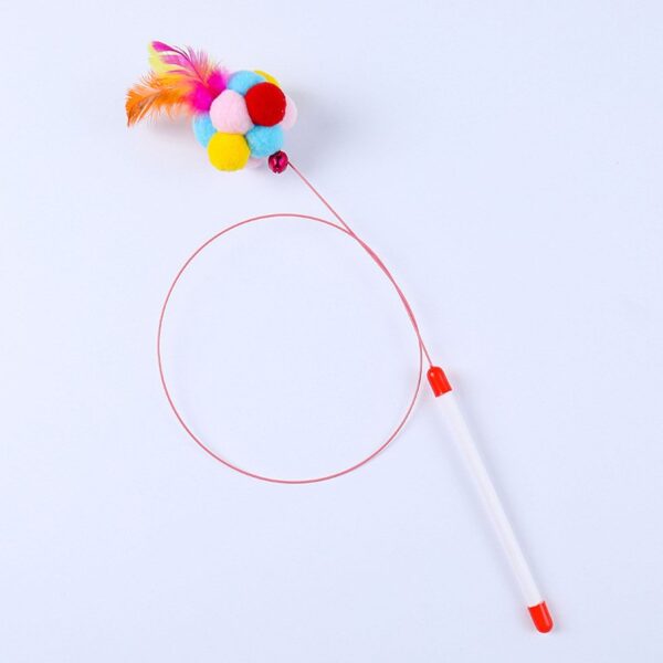 Feather Wand Cat Toy - JHMWJ028 - Image 7