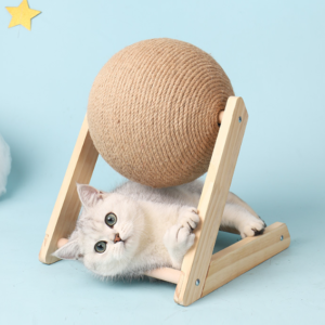 Natural Sisal Cat Scratching Ball Toy - JHMZB003