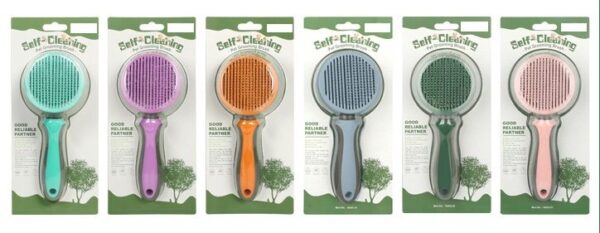 Self Cleaning Grooming Shedding Brush - JHQM013 - Image 8