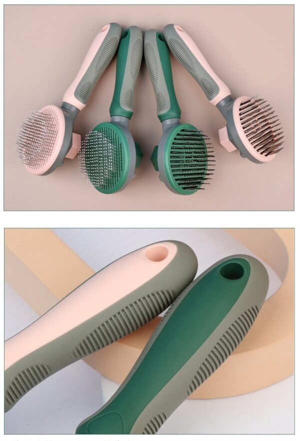 Self Cleaning Grooming Shedding Brush - JHQM013 - Image 6