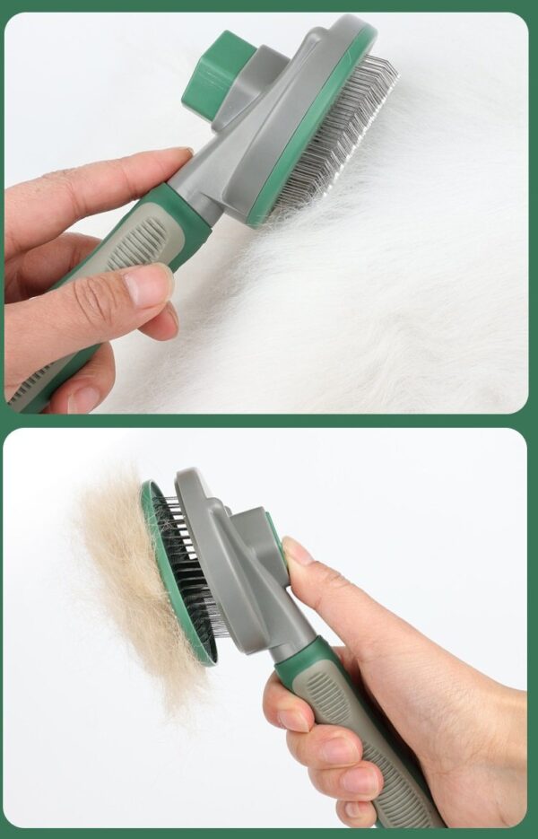 Self Cleaning Grooming Shedding Brush - JHQM013 - Image 7