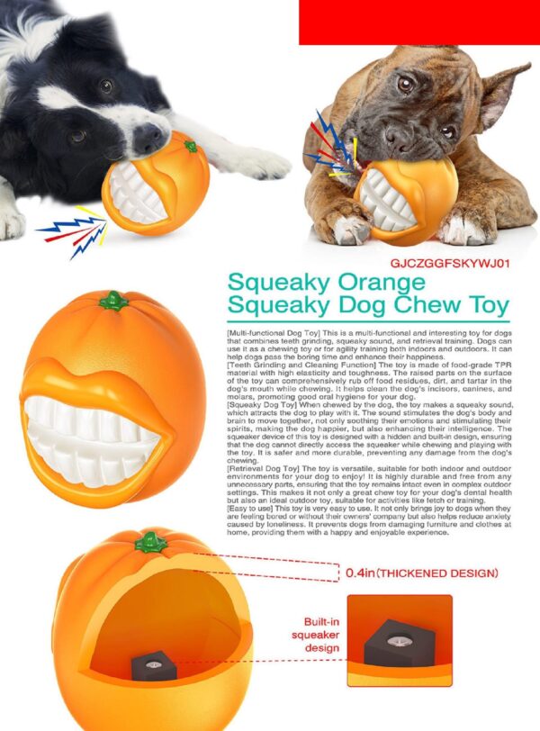 Mouth Chew Squeeky Dog Toy - JHGWJ004