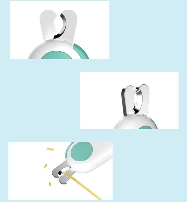 Pet Nail Clipper with LED & -U-V Light - JHMR015 - Image 4